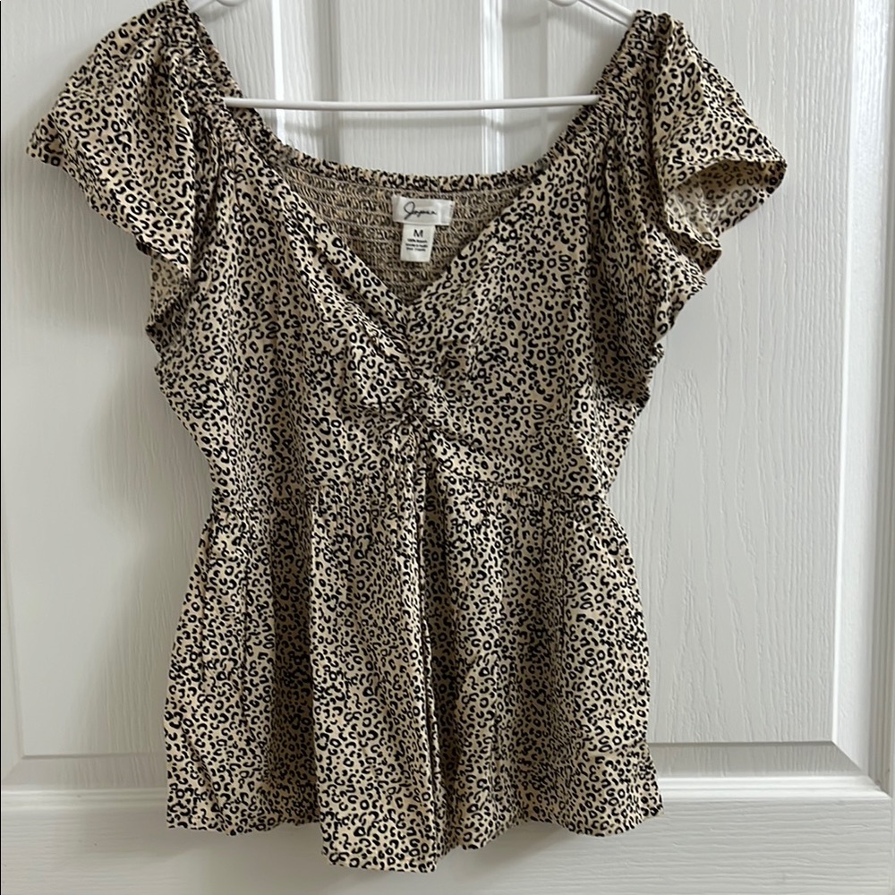 Leopard Print Women's Top